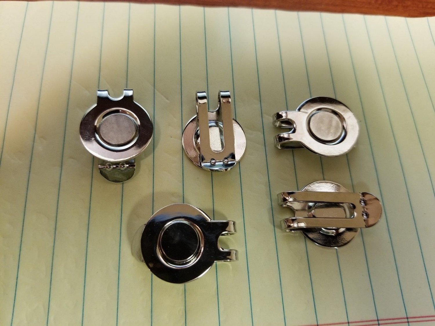 Golf / Magnetic Ball Marker Hat Clips (100 Hat Clips) New - Quick Ship From USA