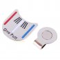 USA - Silver Golf Ball Marker Putting Alignment Tool with Magnetic Hat Clip