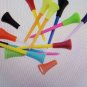 Cushion Top Golf Tees 2-3/4" Durable Plastic Tees 5-Pack