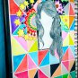 The Girl With No Face - Watercolor Painted