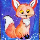 Whiskers in Snowland - Watercolor Painted