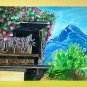 Life is better at the Cabin - Vintage Watercolor Painted Greeting Card