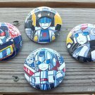 INDIVIDUAL Transformers 2.25" Anime pinback button Jazz Prowl Skyfire Soundwave
