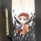 Supernatural Angel Castiel Original Copic Drawing