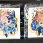 SET OF 2  Original Character Anime Keychain Acrylic charm double sided holographic charm