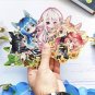 INDIVIDUAL Original Cute anime girl 4" large vinyl stickers waterproof glossy sticker