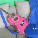 Hot Pink Guitar With case