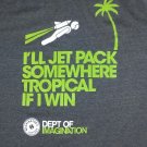 funny JET PACK ROCKETMAN FUNNY SOUVENIR t shirt L
