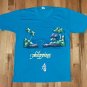 vintage CEBU PHILIPPINES HAND PAINT SOUVENIR t shirt L vacation Large