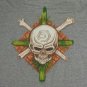 OCEAN PACIFIC SKULL CROSSBONES BEACH t shirt Small surf board skateboard