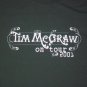 TIM McGRAW TMC CLOWN CIRCUS TOUR t shirt XL grath brooks country western guitar