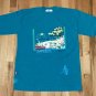 vintage PHILIPPINES HAND PAINT PALAWAN SOUVENIR t shirt L vacation large