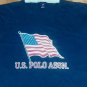 US POLO ASSOCIATION HEAVY DUTY vintage t shirt XL american flag
