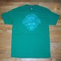 new GUINNESS BEER LOGO t shirt L pub beer party style fashion green