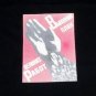 vintage RUSSIAN LANGUAGE POSTER t shirt L foreign USSR