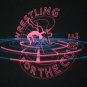 SUSAN G KOMEN WRESTLING FOR THE CURE black t shirt Small 50/50 pink october