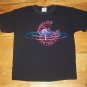 SUSAN G KOMEN WRESTLING FOR THE CURE black t shirt Small 50/50 pink october