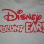 DISNEY MICKEY MOUSE VOLUNT EARS t shirt XL peace love unity donald duck minnie