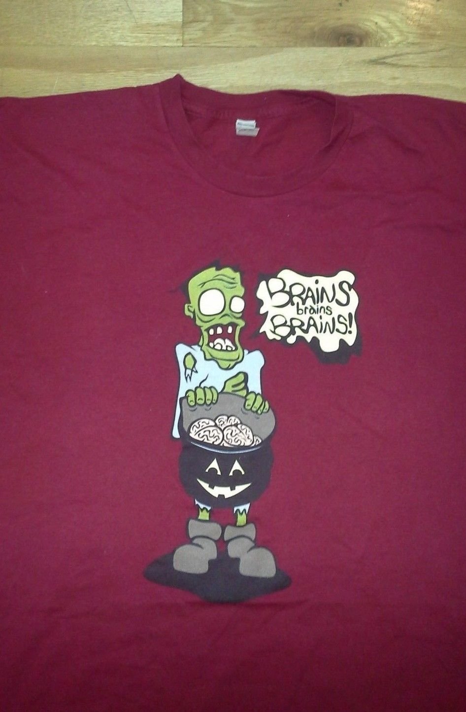 FRANKENSTEIN MONSTER EAT BRAINS t shirt 3XL zombies vampire dracula party fun