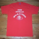 Volkssport 1988 APOLLO DIABETES WALKATHON vintage t shirt L 50/50 hospital