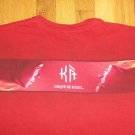 CIRQUE DE SOLEIL KA SOUVENIR t shirt M NEW nwot gym gymnastics aerobatics dance