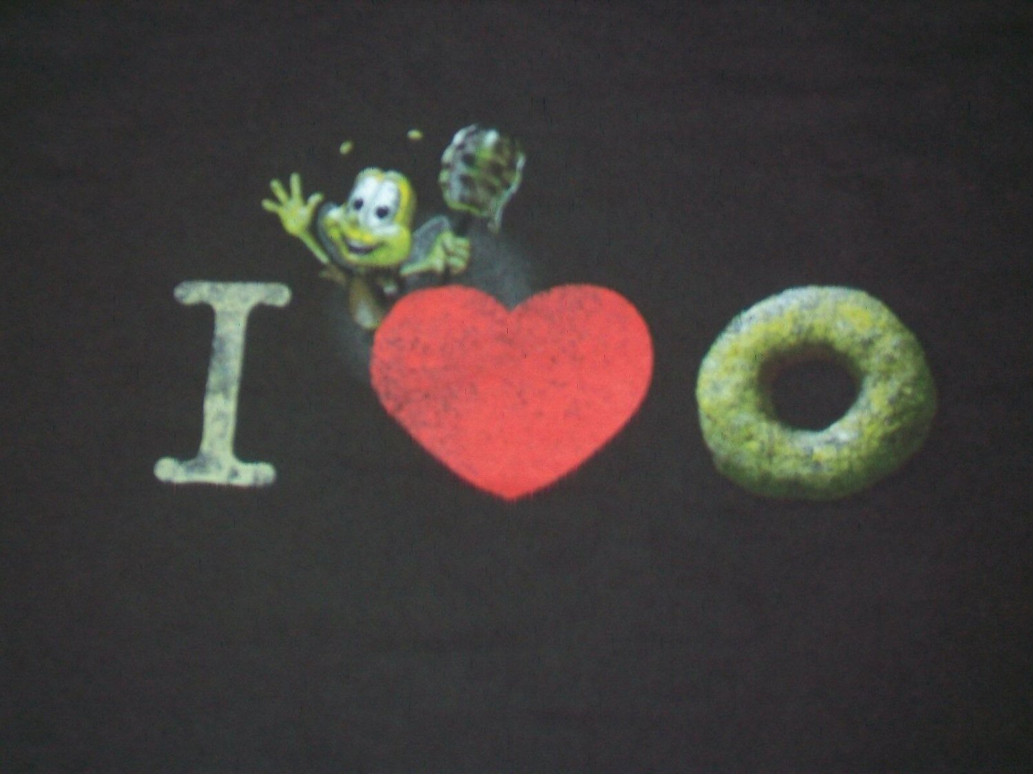 I LOVE HONEY NUT CHEERIOS CEREAL t shirt XL school retro cartoon bee