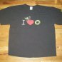 I LOVE HONEY NUT CHEERIOS CEREAL t shirt XL school retro cartoon bee