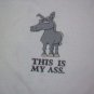 MY ASS HAWAII VACATION ANY QUESTIONS DONKEY funny t shirt M 04122019