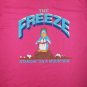 THE FREEZE STANDING ON A MOUNTAIN pink t shirt L 50/50 country western