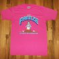 THE FREEZE STANDING ON A MOUNTAIN pink t shirt L 50/50 country western