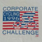 vintage BICYCLE CYCLING AMERICAN FLAG t shirt L 50/50 race racing 04282019