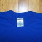 BLUE BLANK FRONT BACK SHIRT t shirt M NEW nwot 50/50 04082019