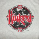 NEBRASKA CORNHUSKERS HUSKERS DOMINATE CONQUER SWEATSHIRT XL 50/50 college shirt