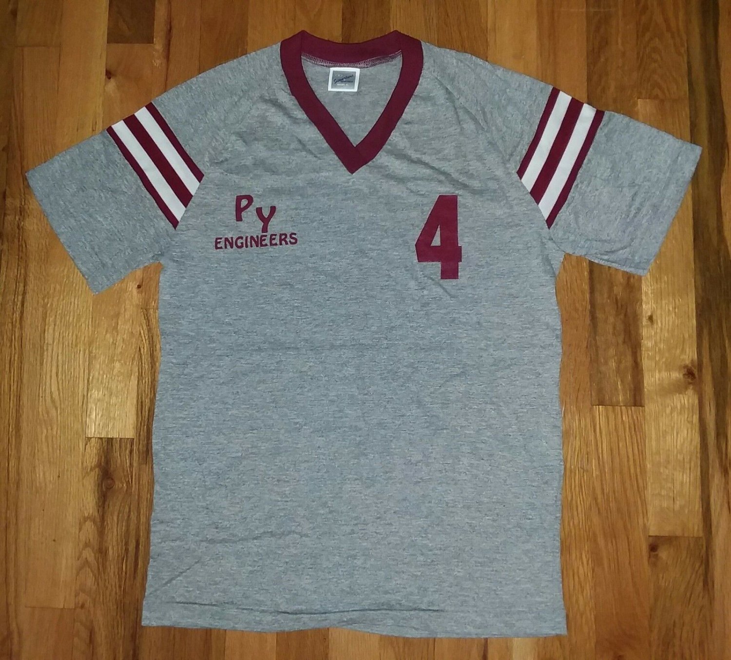 vintage BASEBALL SOFTBALL FASTPITCH JERSEY py engineering t shirt M 50/50