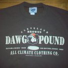 vintage CLEVELAND BROWNS DAWG POUND RE-EST 1999 Sweatshirt M 50/50 NFL football
