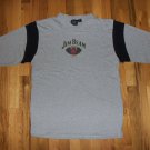 vintage JIM BEAM WHISKEY FOOTBALL SPORT SPORT t shirt L jack daniels ls 03242019