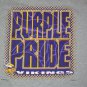 MINNESOTA VIKINGS PURPLE PRIDE gray SWEATSHIRT XL 50/50 football shirt 04102019