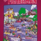 vintage FISHERMAN FISHING BOAT LAKE RESORT PARTY BACATION t shirt XL fun 042619