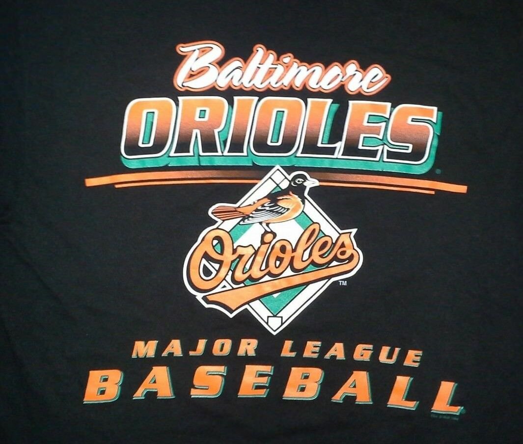 BALTIMORE ORIOLES BASEBALL TEAM t shirt L cal ripken jr Large 03252019