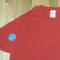 STARBUCKS COFFEE SNOW SNOWGLOBE CHRISTMAS t shirt M zmedium santa holiday B8