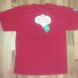 STARBUCKS COFFEE SNOW SNOWGLOBE CHRISTMAS t shirt M zmedium santa holiday B8