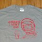 nasa Astronaut Space Rocket Green Light Go gray t shirt L New star trek wars