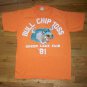 Country Fair 1981 Bull Chip Toss vintage t shirt M Medium 50/50 animal cow