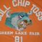 Country Fair 1981 Bull Chip Toss vintage t shirt M Medium 50/50 animal cow