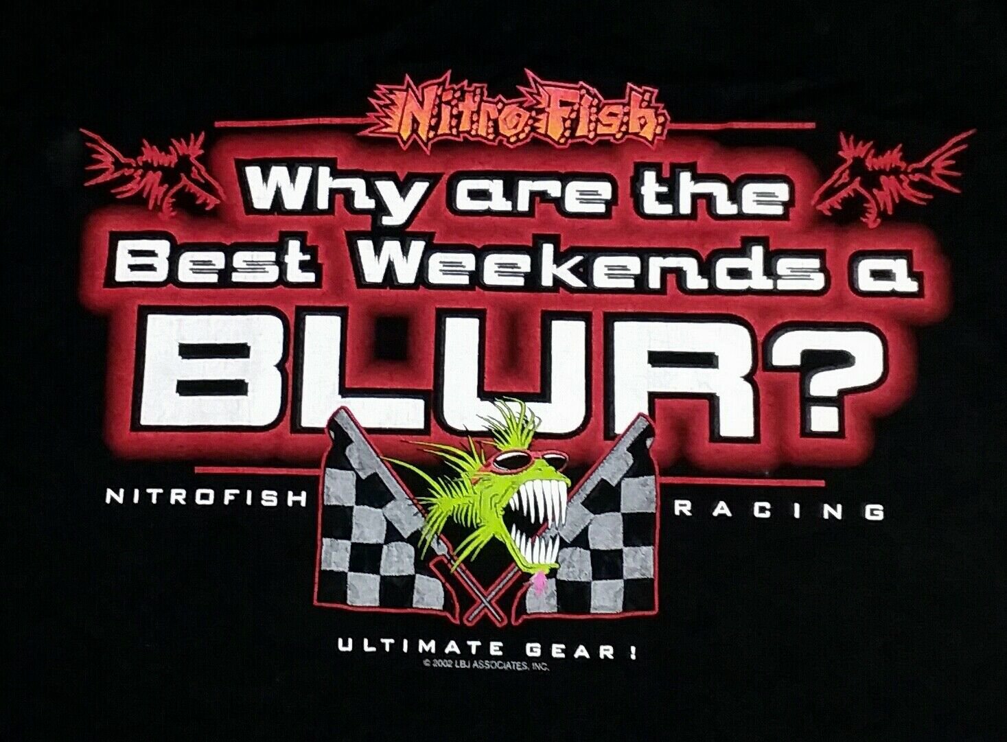 Hot Rod Nitrofish Racing Weekend Drag Race t shirt XL motorcycle car nascar