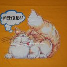 rare vintage 70s 80s MOUSE MEOW KITTY CAT t shirt M Medium 50/50 04072019