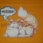 rare vintage 70s 80s MOUSE MEOW KITTY CAT t shirt M Medium 50/50 04072019