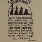 Chocolate Spoken Here Foreign Language vintage t shirt XL 50/50 bunny 08252019