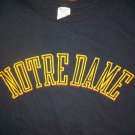 Notre Dame Fighting Irish vintage blue t shirt Small college football basketball