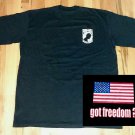 Freedom POW MIA American Flag Not Forgotten black t shirt 2XL new 08202019